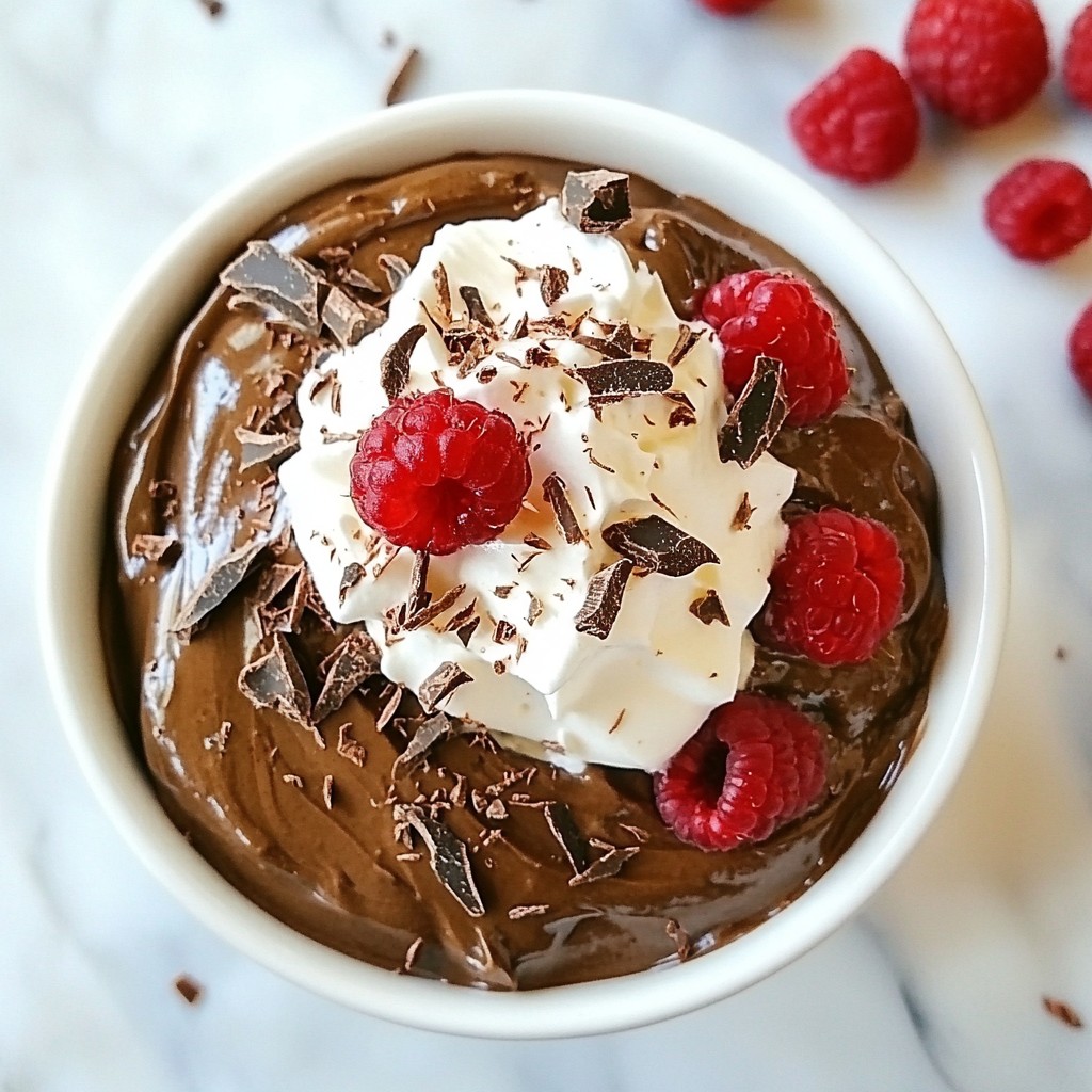 Avocado Chocolate Mousse Rich and Creamy Delight