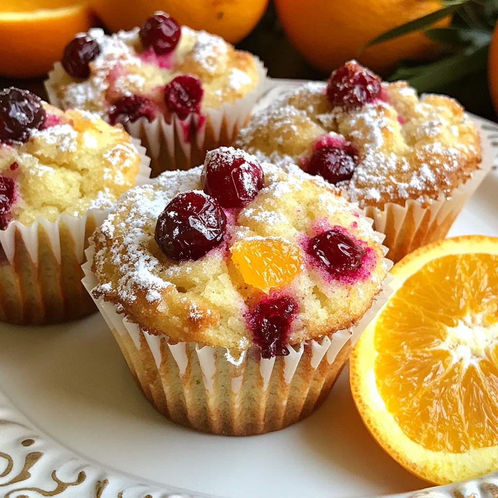 Cranberry Orange Muffins Flavorful Breakfast Treat