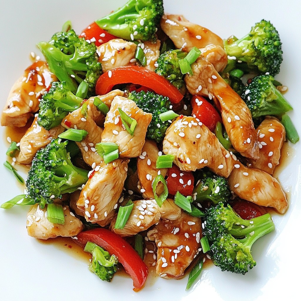 Quick Chicken Broccoli Stir Fry Simple and Flavorful Meal