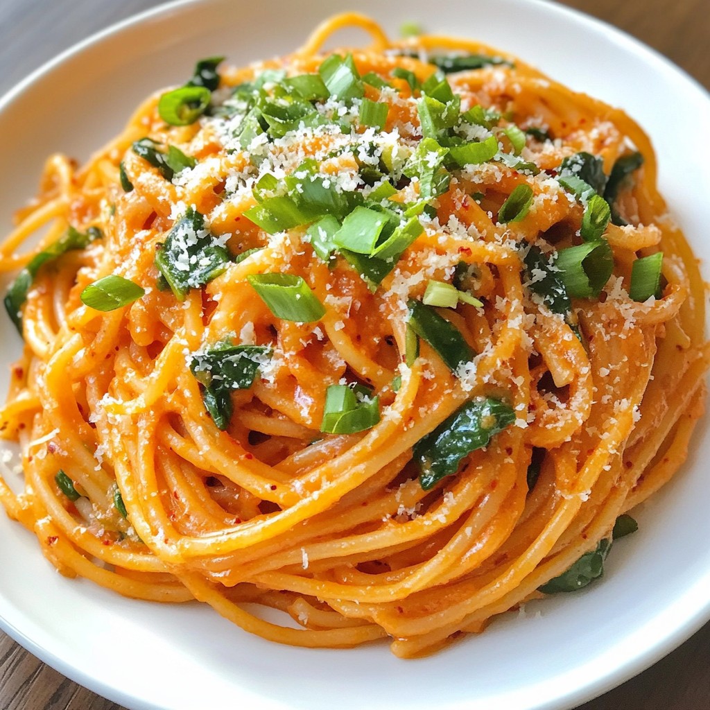 Creamy Gochujang Pasta Flavorful and Quick Recipe