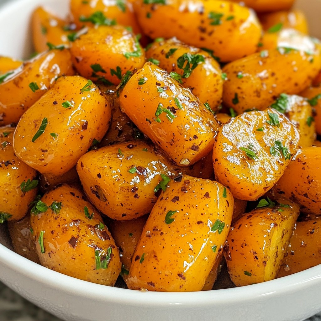 Maple Glazed Carrots Savory Side Dish Recipe