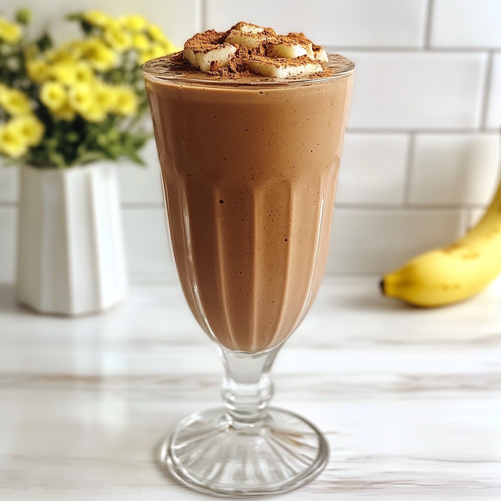 Mocha Espresso Breakfast Smoothie Energizing Recipe