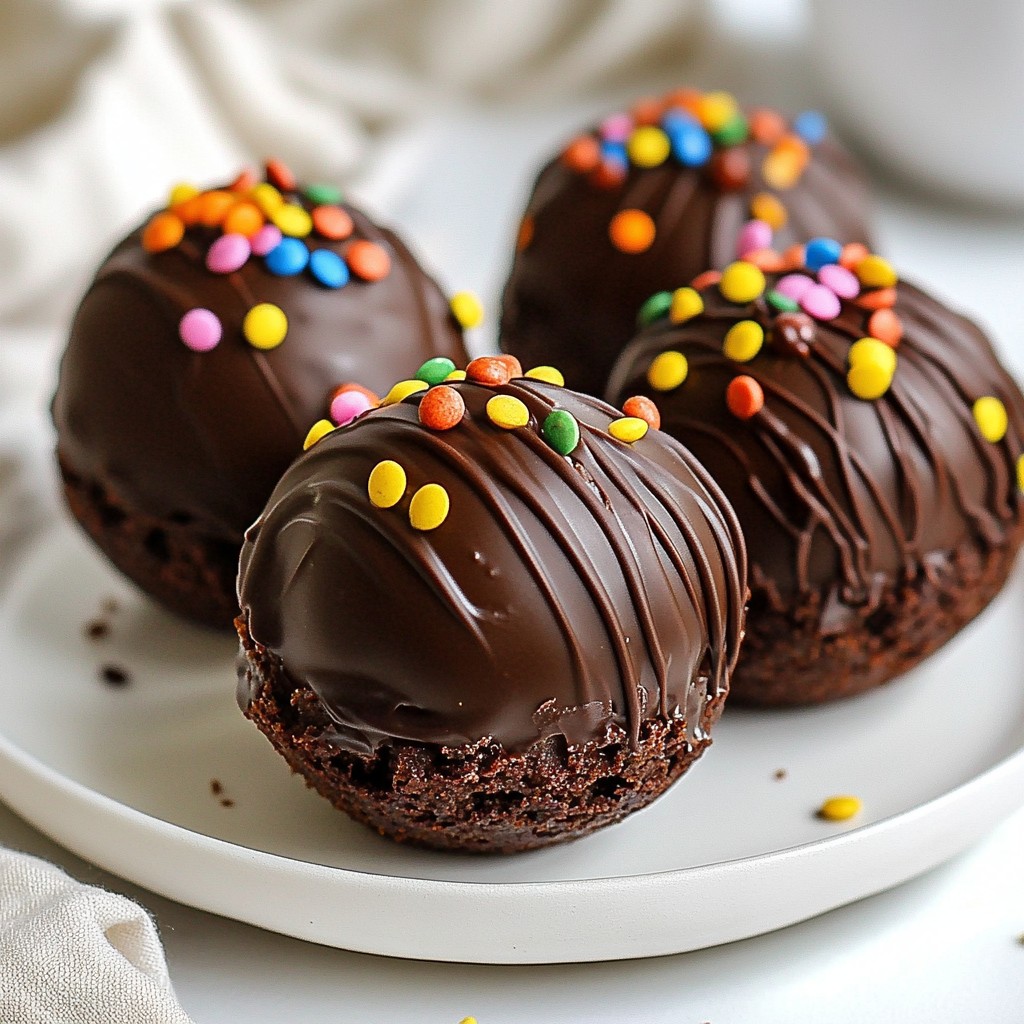 Chocolate Chip Cookie Dough Brownie Bombs Delight