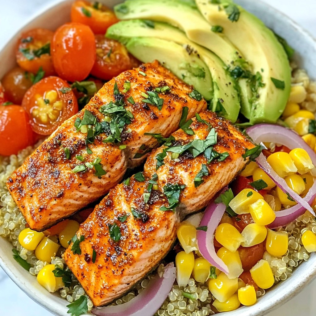 Cajun Salmon Bowls Flavorful and Satisfying Meal