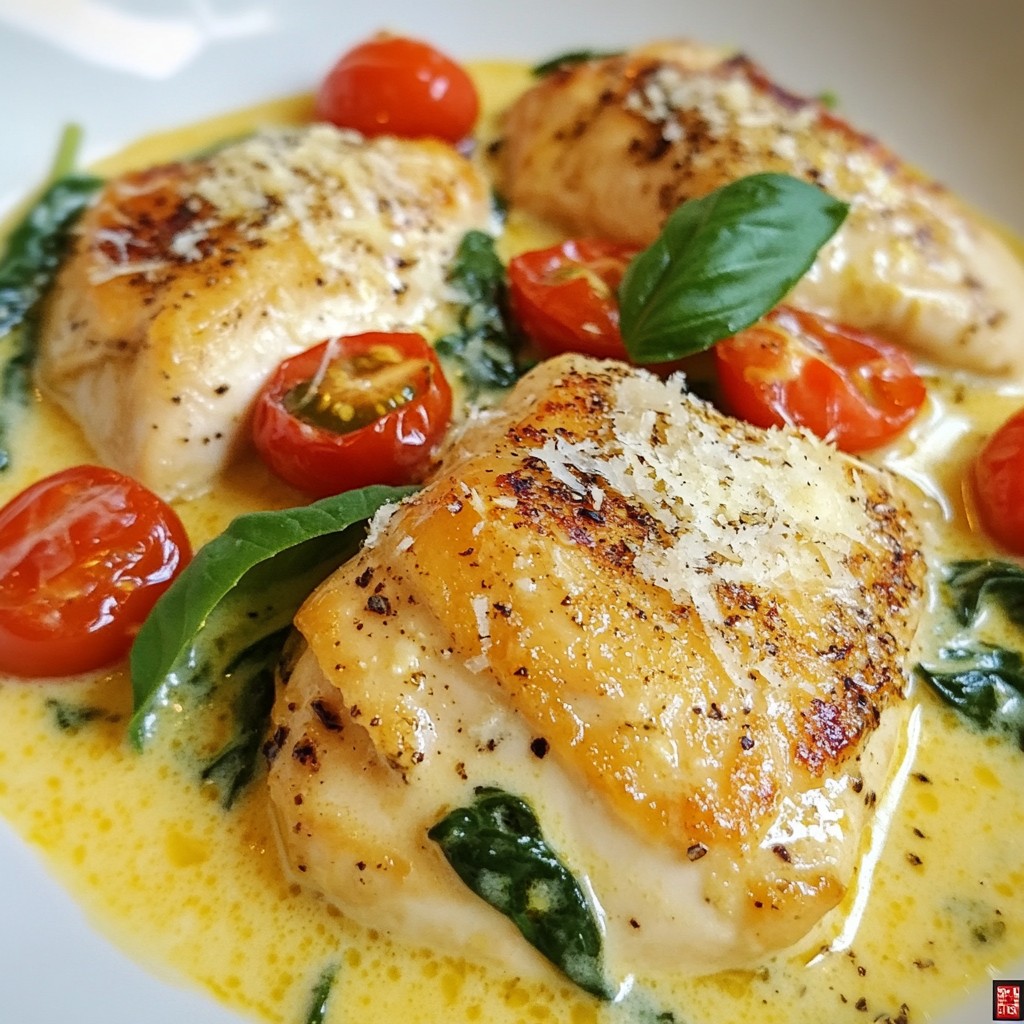 Creamy Garlic Tuscan Chicken Delightful Dinner Recipe