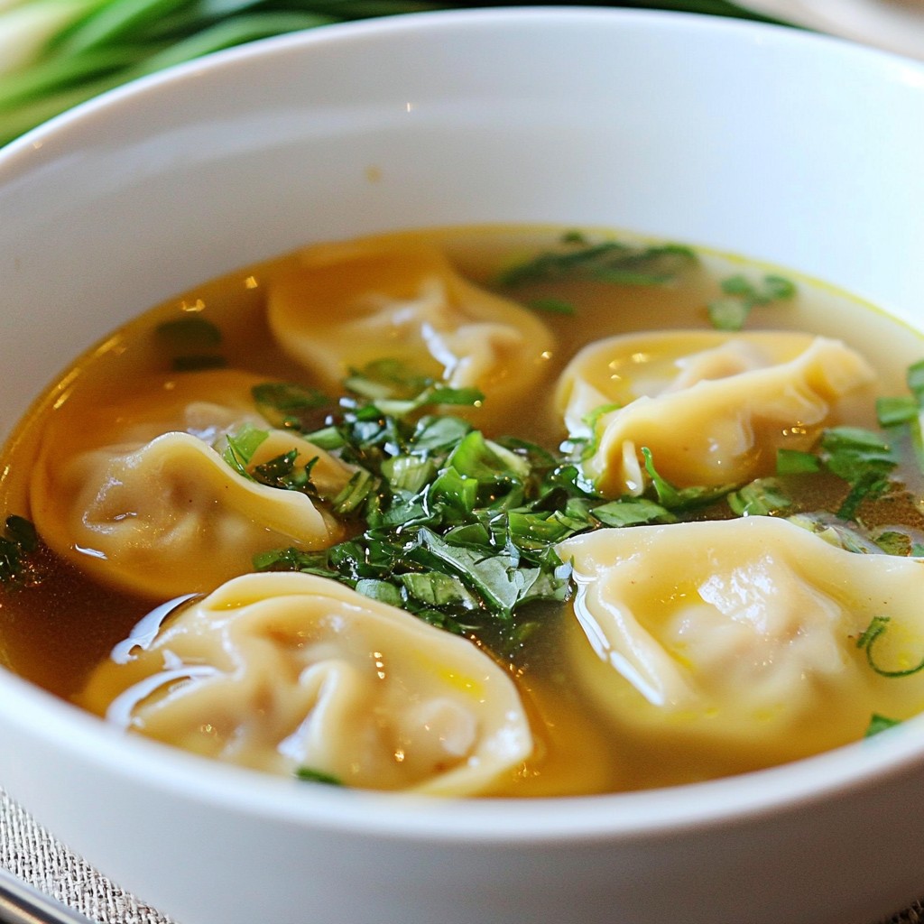 Wonton Soup Simple Steps for Delicious Flavor