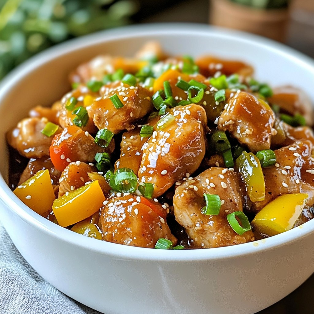 Easy Bourbon Chicken Skillet Flavorful and Quick Meal
