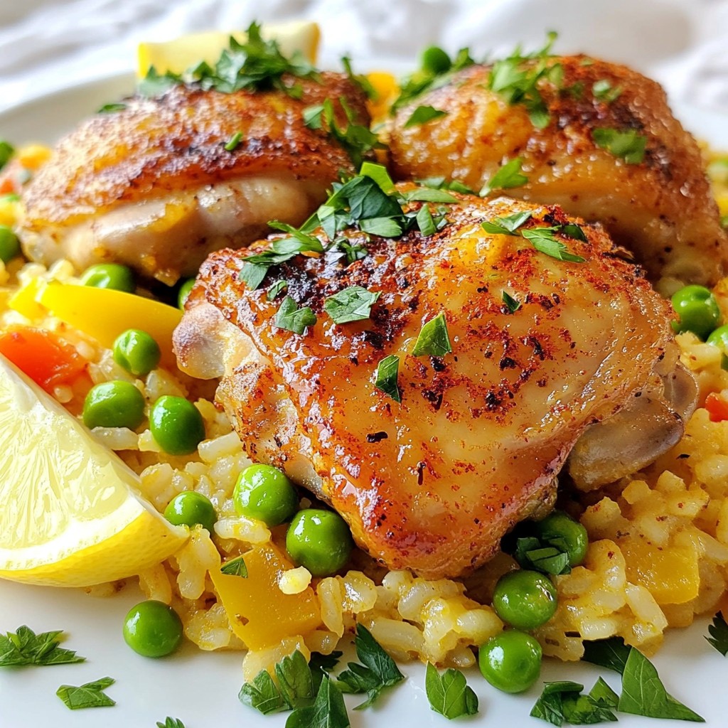 Portuguese One-Pot Chicken & Rice Savory Delight