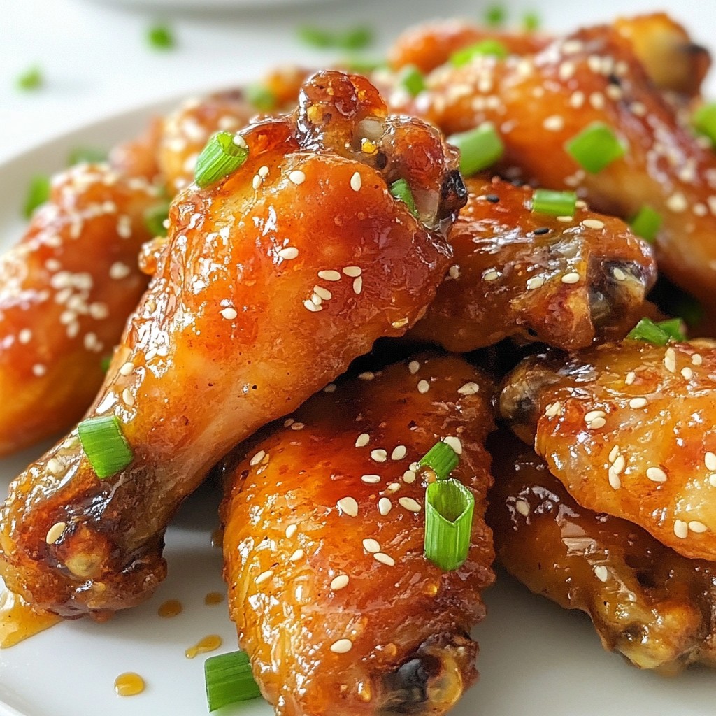 Air Fryer Honey Garlic Chicken Wings Irresistible Recipe