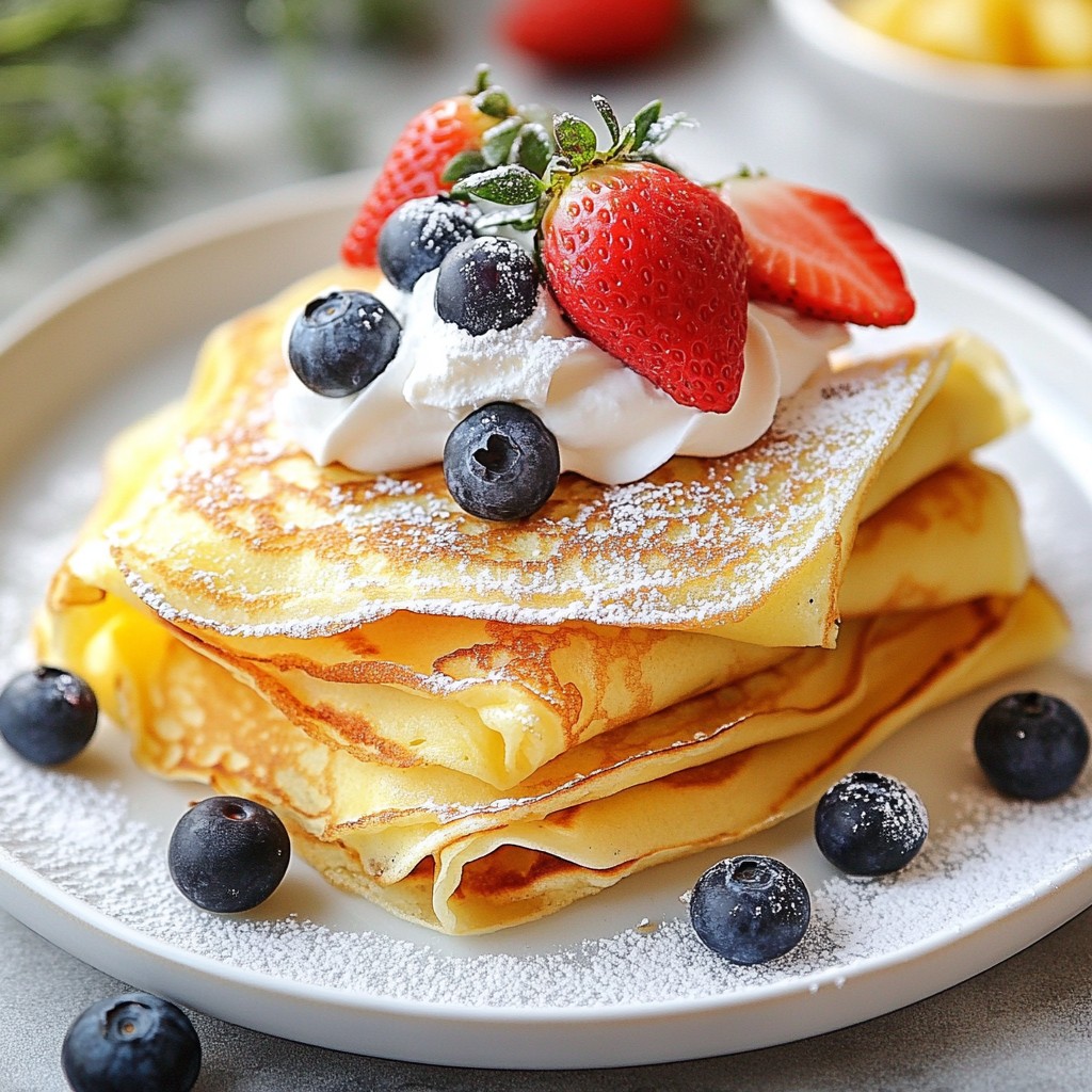 Blender Crepes Simple and Delicious Recipe Guide