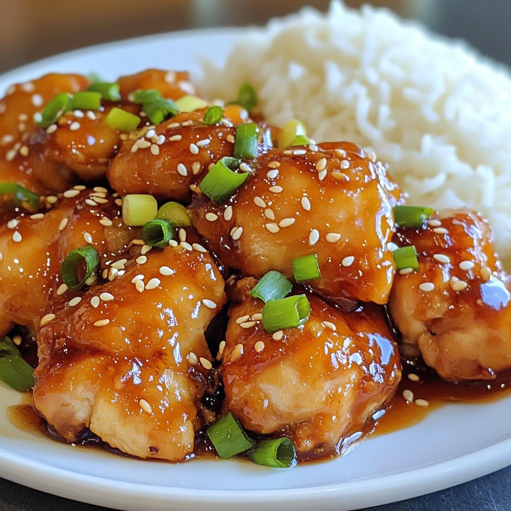 Instant Pot Honey Garlic Chicken Quick and Tasty Meal