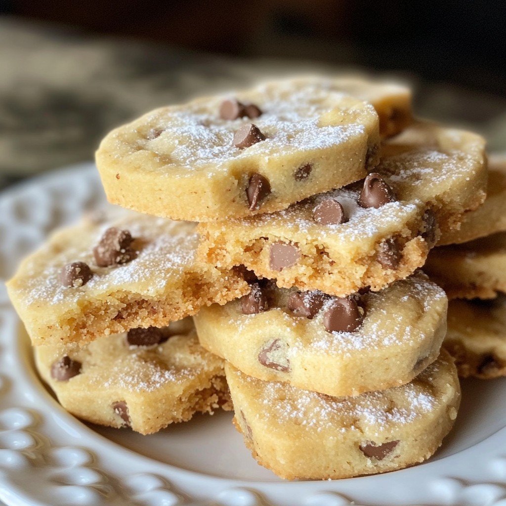 Chocolate Chip Toffee Shortbread Cookies Delightful Treat